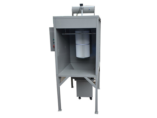 Cabina pequeña para revestimiento en polvo con filtro COLO-S-0711